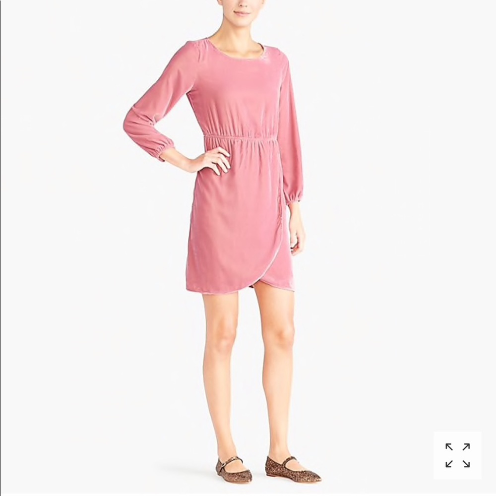 Velvet Tulip-Hem Dress Size 0